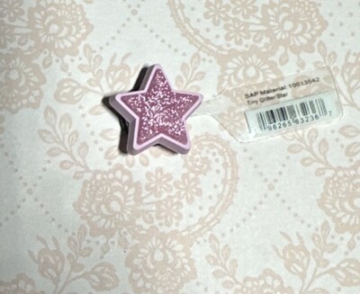New Original Jibbitz Crocs Charm: Tiny Glitter Star piece