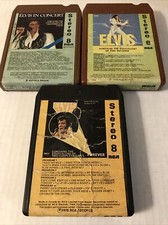 Elvis Presley 8tracks lot of 3 tested elvis 8tracks