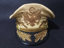 USA Army Cap USA ARMY GENERAL DOUGLAS MACARTHUR AUTHENTIC UNIFORM NEW KHAKI HAT
