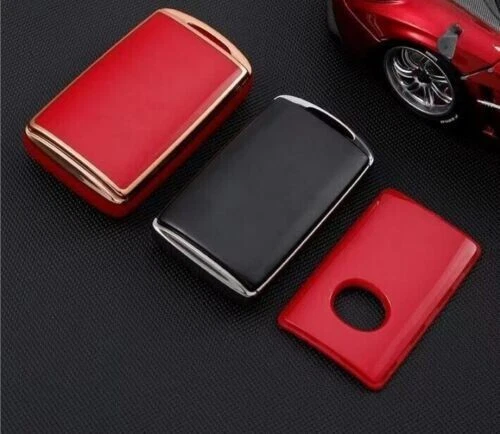 TPU Car Remote Key Fob Cover Fob Case For Mazda 3 CX4 CX5 CX8 CX9 CX-30 Beige - Picture 5 of 6