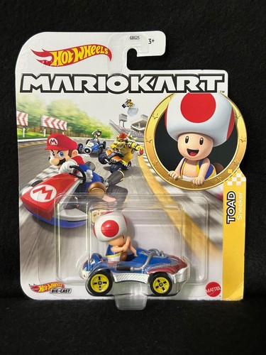 Hot Wheels Mario Kart 2020 1:64 Die-Cast Toad Sneeker Super Mario GBG25 NEW - 第 1/8 張圖片