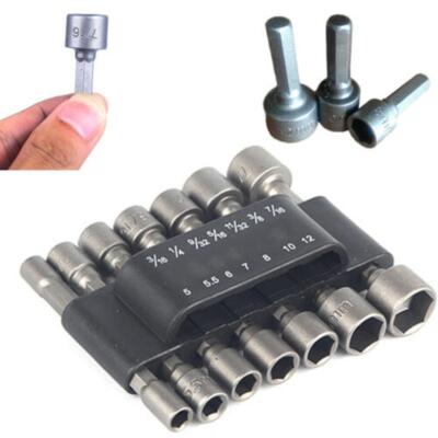 Starker Innensechskant 14 Stk/Set Hex shank Adapter Bohrer Nuss Nuss Werkzeug