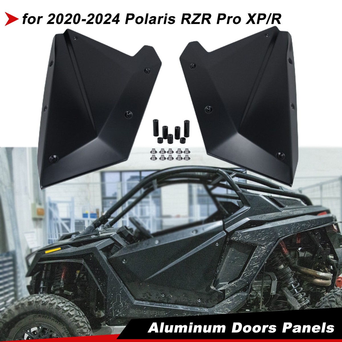 Aluminum Doors Panels for 20-26 Polaris RZR Pro XP/R RZR Turbo R