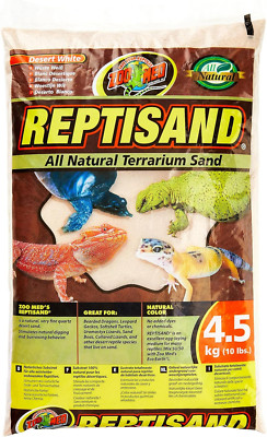 Reptisand Desert White 10 lb   Natural Terrarium Sand for Reptiles