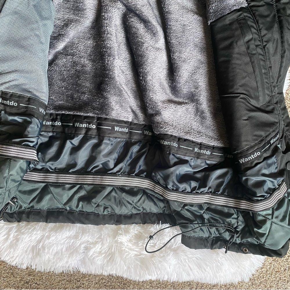 Wantdo Black Fleece Lined Coat Size Large - image 10