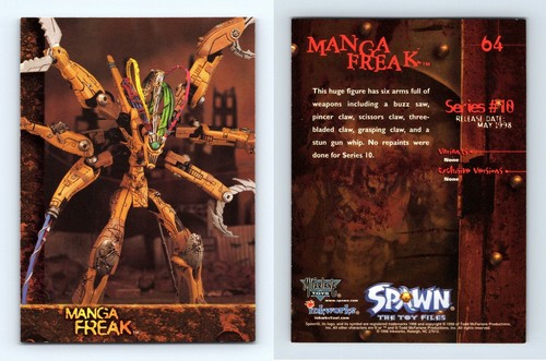 Manga Freak #64 Spawn The Toy Files 1999 Inkworks Trading Card - Picture 1 of 1