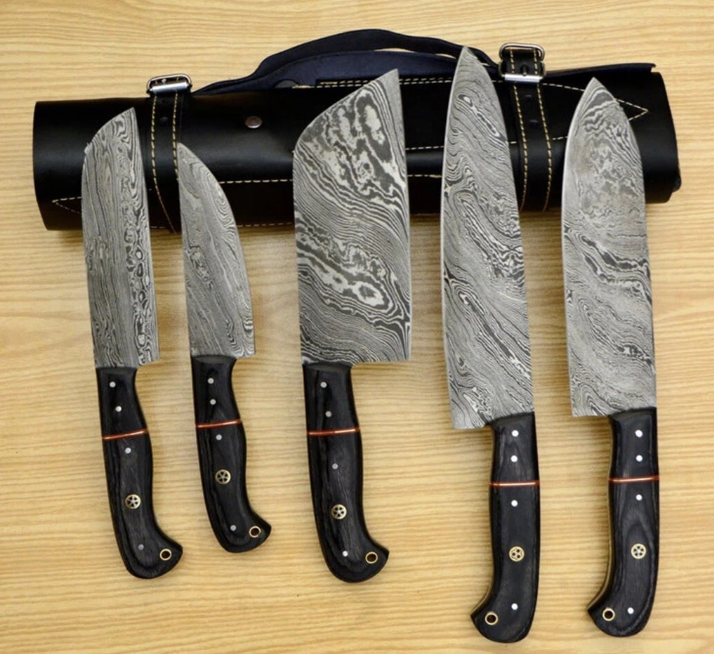 damascus chef knife set