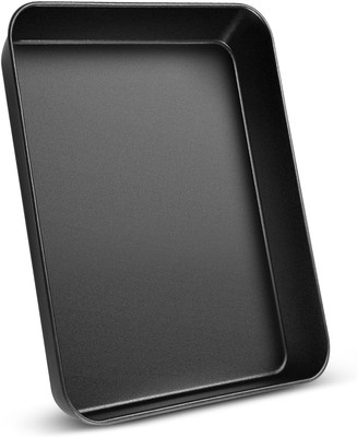 9.3 Inch Deep Toaster Oven Pan Tray, P&P CHEF Nonstick Coated Stainless Steel Sm