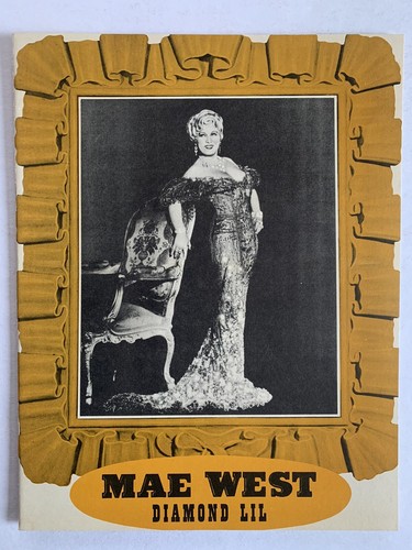 Mae West "DIAMOND LIL" , Souvenir Theatre Program, Very fine Copy, 1949