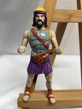 1997 Rainfall David and Goliath Action figure Rare Bible Christianity 7'