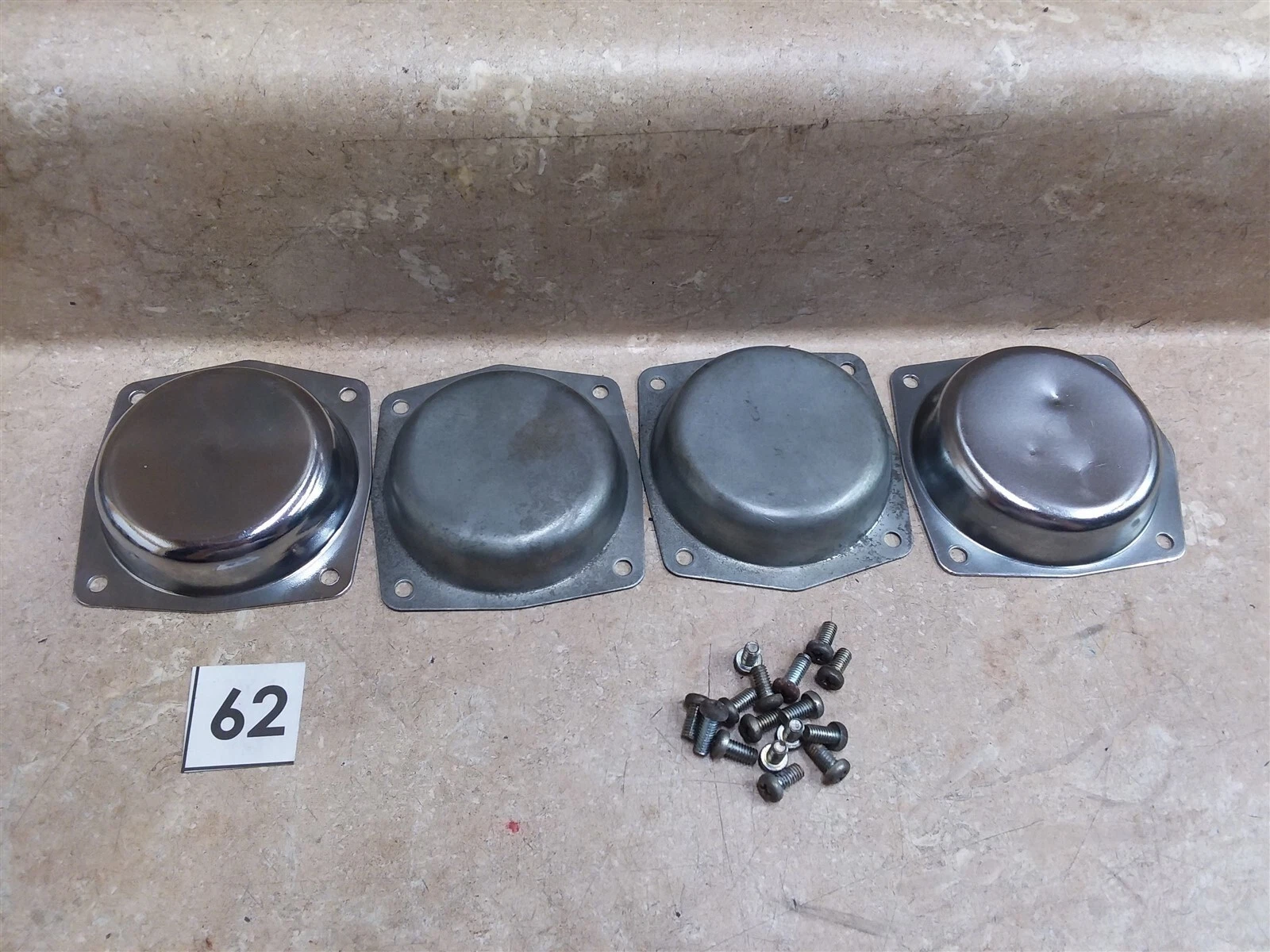 Kawasaki KZ550 LTD SPECTRE 1983 1984 Carburetor Top Covers LOT #62 UO AP-391