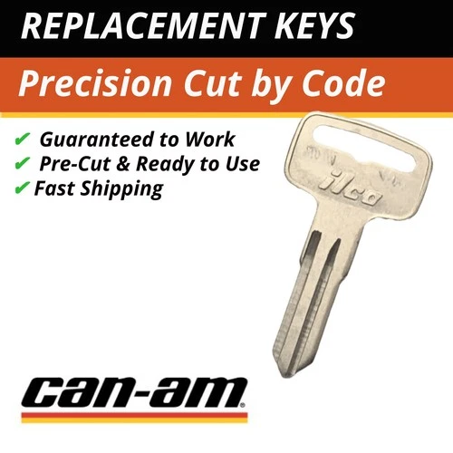Can-Am Defender Maverick Outlander Key Replacement Cut to Code 2400-3017