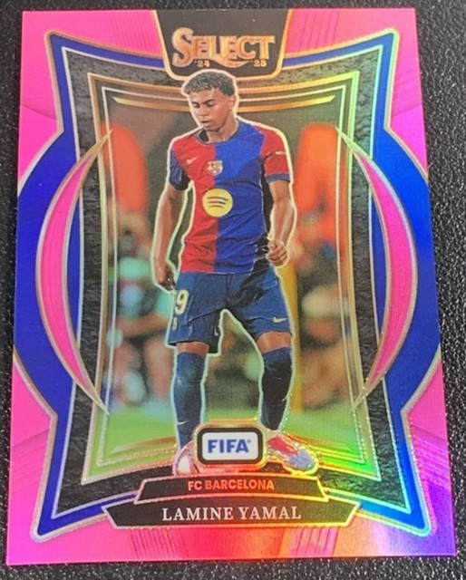 Lamine Yamal 2024-25 Panini Select La Liga Terrace Pink Base /59 #7