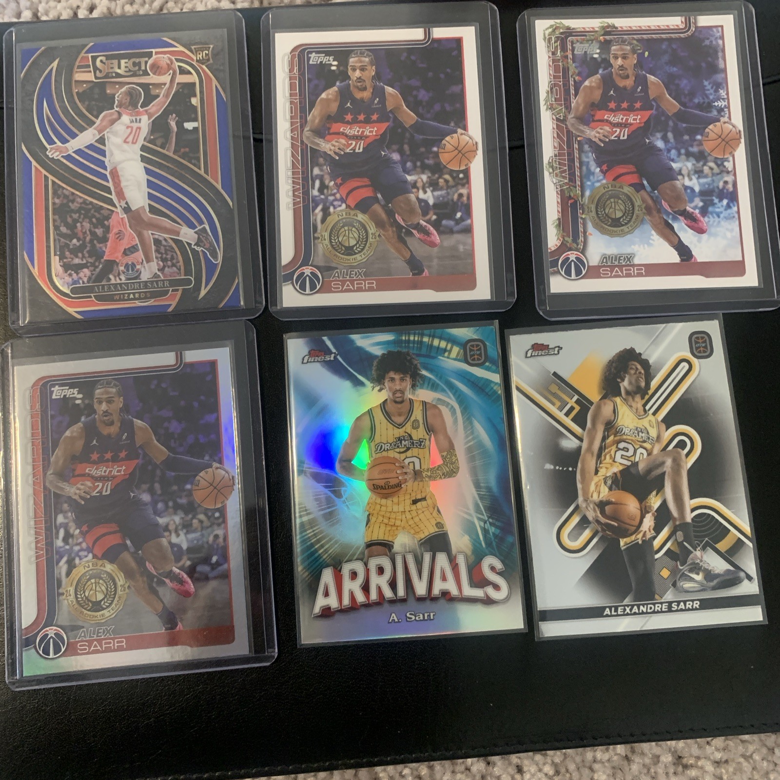 2024-25 Panini Select Alexandre Sarr #185 Light Blue /299 Premier Level