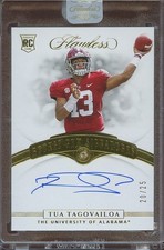 Tua Tagovailoa 2020 Flawless Diamond Auto Autograph RC Alabama Dolphins 20/25