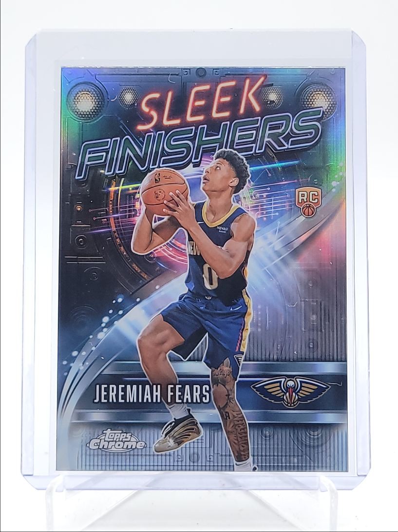 JEREMIAH FEARS 2025-26 TOPPS CHROME SLEEK FINISHERS REFRACTOR RC Q3464
