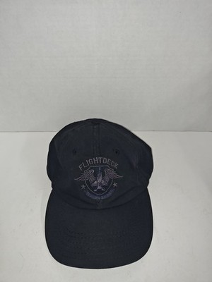 Otto Hat Cap Black Adjustable With Flightdeck Get Your Mach On Graphic