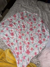 Copper Pearl Brand Nursing Cover Car seat Cover Pink Floral Design