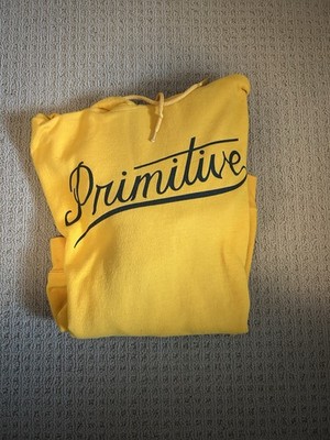 Primitive Men s Yellow Large Sweatshirt Basic Logo