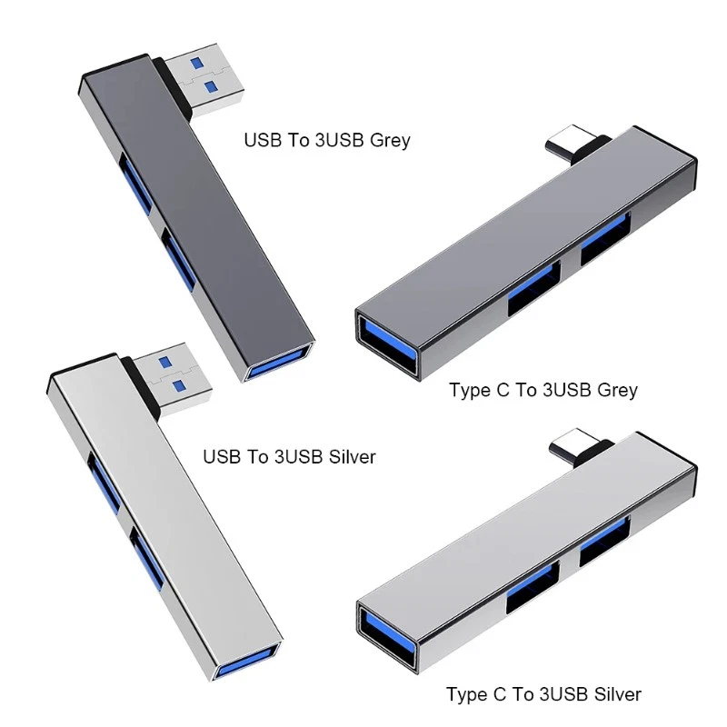 3 in 1 USB HUB Type C HUB OTG USB 3.0/Type-C 3.0 To 3 USB USB Splitter Hub Speed - Image 4 of 4