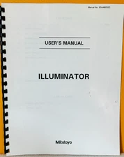 Mitutoyo 50AAB032C Illuminator User's Manual.