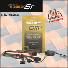 IDATALINK MAESTRO HRN-SR-GM4 / ADS-MSR T-HARNESS FOR 2016-2019 GM VEHICLES *NEW*