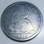 1843 Seated Liberty Half Dollar Beautiful Coin Rare Date