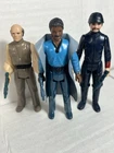 VINTAGE KENNER STAR WARS HK 1980 LANDO LOBOT BESPIN GUARD 3 FIGURES LOT COMPLETE
