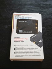 OKUMOE 192K Digital to Analog Audio Converter DAC Optical Coax to RCA 3.5mm