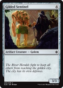 Gilded Sentinel #239 Ixalan MTG