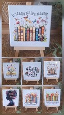 1 Ceramic Book Lover Coaster/bookish Gifts/bookworm/gift Boxed
