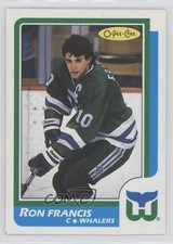 1986-87 O-Pee-Chee Blank Back Ron Francis HOF 1o3