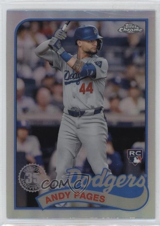 2024 Topps Chrome Update 1989 Topps Baseball Andy Pages #89CU-8 Rookie RC 1bi0