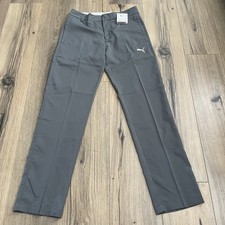 Puma Dry Cell Golf Performance Pants Mens 30 Castlerock Gray 32" Inseam Stretch