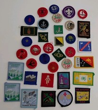 Lot of 36 - Vintage Boy Scouts Merit Badges and Patches