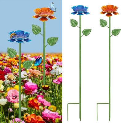 2 Pack Bee Watering Station - Flowers Butterfly Feeder, Bee Water Feeders for Ou