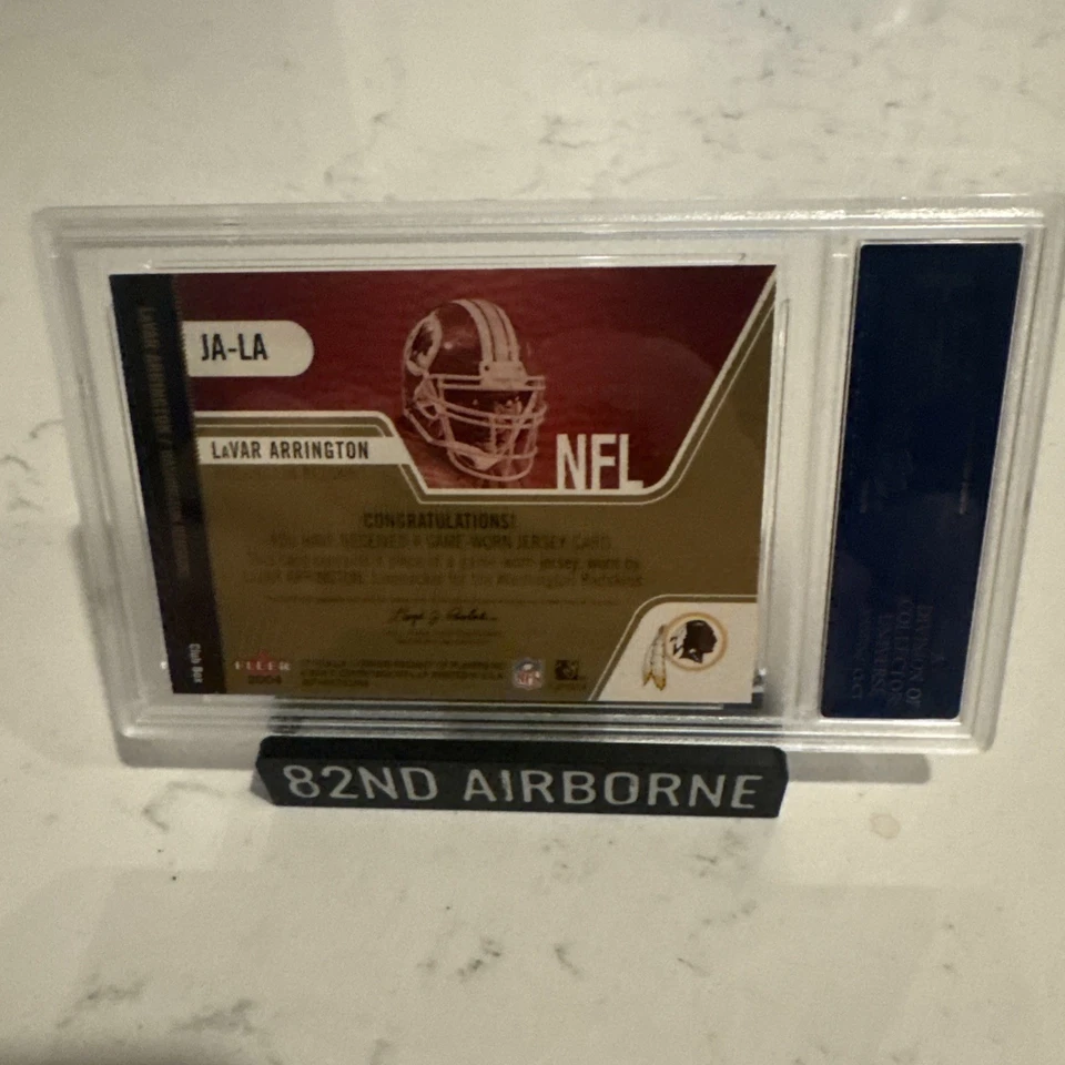 2004 Corporate Archive Fleer Authentic Jersey Authentic Game Worn Jersey Lavar A - Image 2 of 2