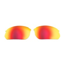 Walleva Fire Red Polarized Replacement Lenses For Smith Parallel Max 2 Glasses