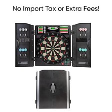 Arachnid Titanium 5400 Electronic Dartboard and Cabinet, Black