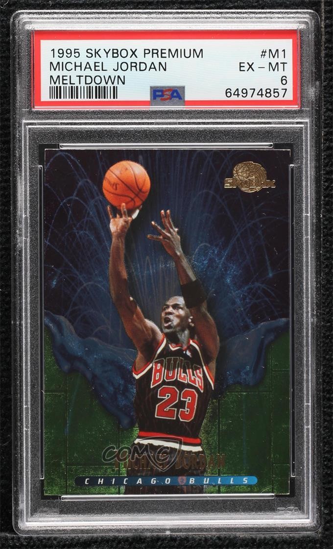 1995-96 Skybox Premium Meltdown Michael Jordan #M1 PSA 6 HOF