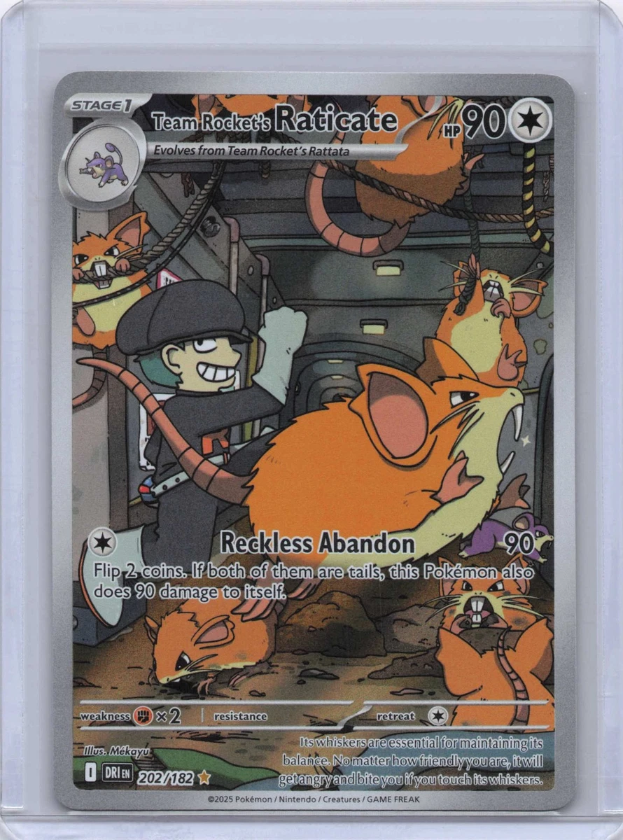 Team Rocket's Raticate Pokémon TCG Cards for sale | eBay