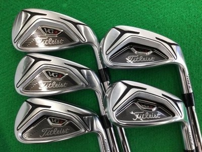 Titleist VG3 2018 Eisensatz 6-9, Pw 5tlg Flex Stiff N.S.PRO ZELOS 8 Stahl