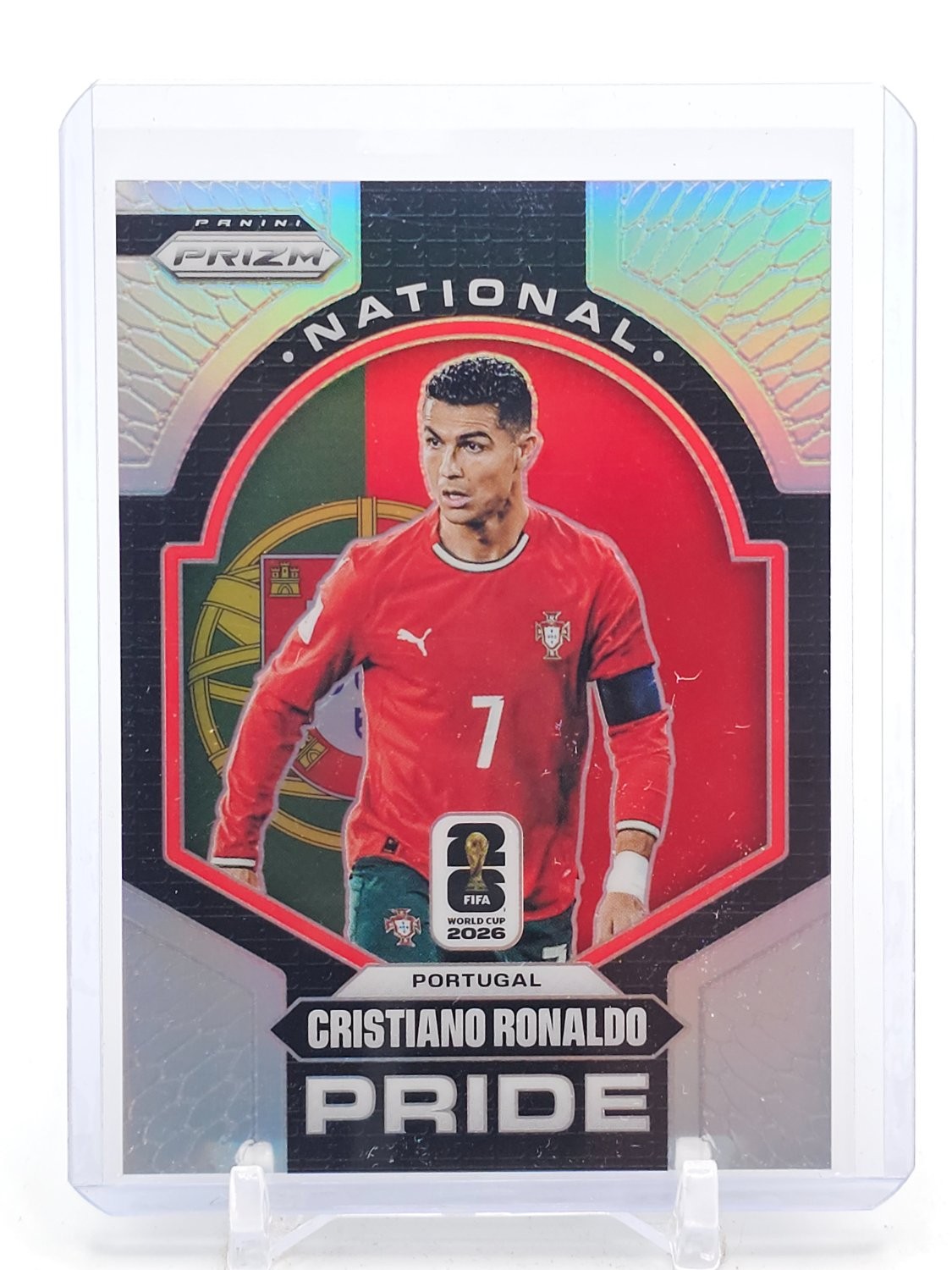 CRISTIANO RONALDO 2026 PANINI PRIZM FIFA WC NATIONAL PRIDE SILVER #7 Q2403