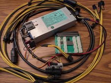 HP DPS-1200SB-A Power Supply  Breakout Board  Cables