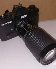 Sakar SL-90MD 35mm Film Camera with Lens – Minolta MD Mount – Vintage SLR