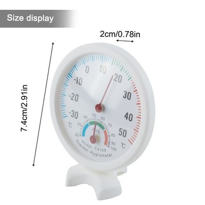Analog Thermometer Hygrometer Temperature Humidity Tester Meter Indoor & Outdoor