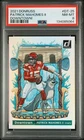 2021 PANINI DONRUSS DOWNTOWN #DT-25 PATRICK MAHOMES II PSA 8