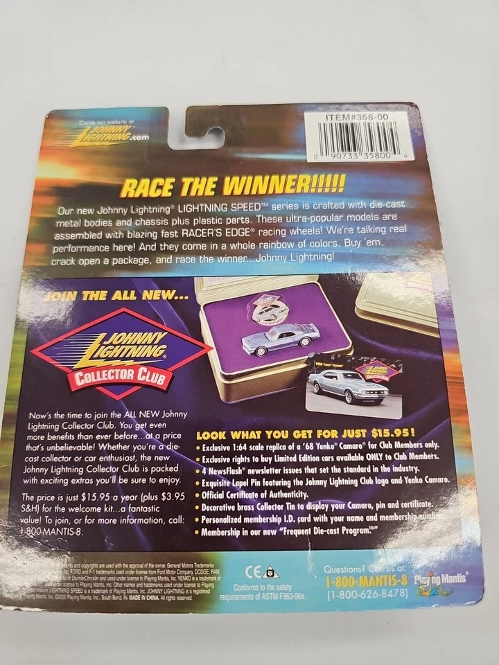 Johnny Lightning Model A Ford Truck Lightning Speed Die Cast Racers Edge NOS - Image 2 of 3