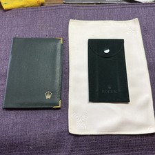 Vintage Rolex Passport Holder/Wallet (Damage)+ Travel pouch & Cloth ( Not Used)