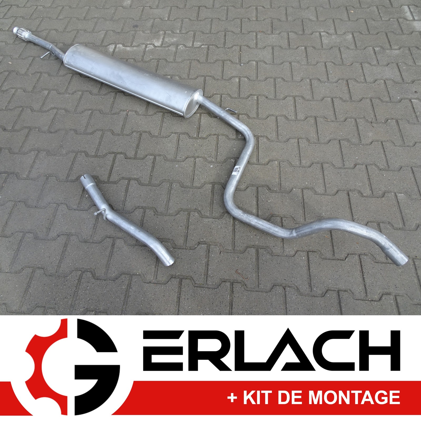 Echappement silencieux pour Nemo Fiorino Qubo Bipper 1.4 pot de detente arriere essence hdi 5333